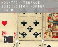Mountain Terrace Subdivision Number 1-4  bingo